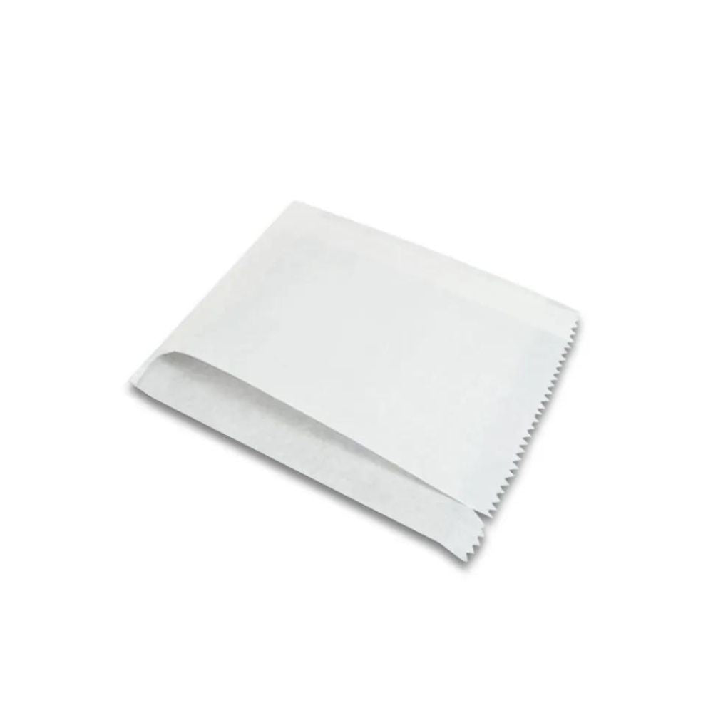 Bolsa blanca de papel Antigraso: tipo servilleta | 17.5 cm x 16cm