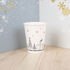 Vaso 7oz / 207 ml - Bosque de Navidad x 50 Uds